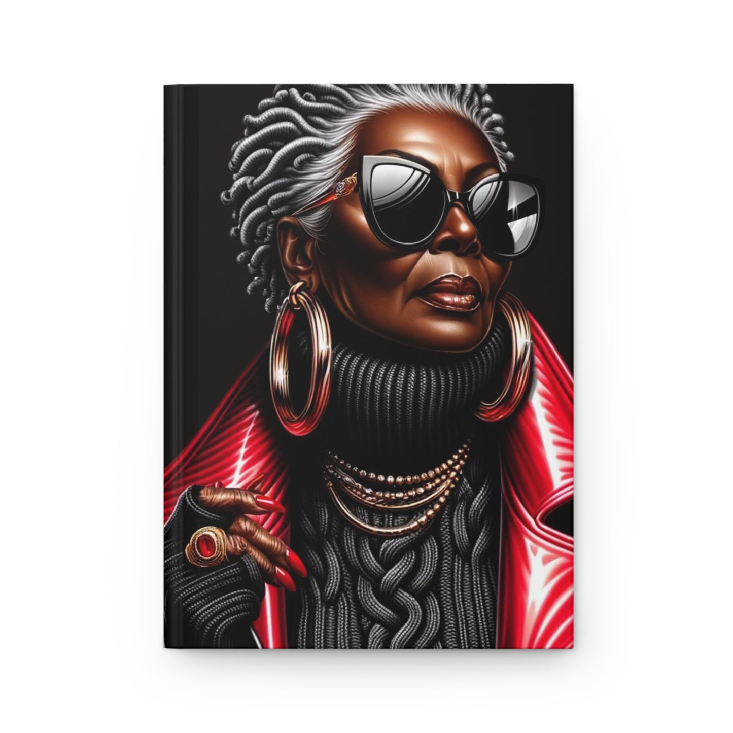 African American Women, Elegant Grace Hardcover Journal | Wedding Gift, Anniversary Gift, Black History Month, Art Journal