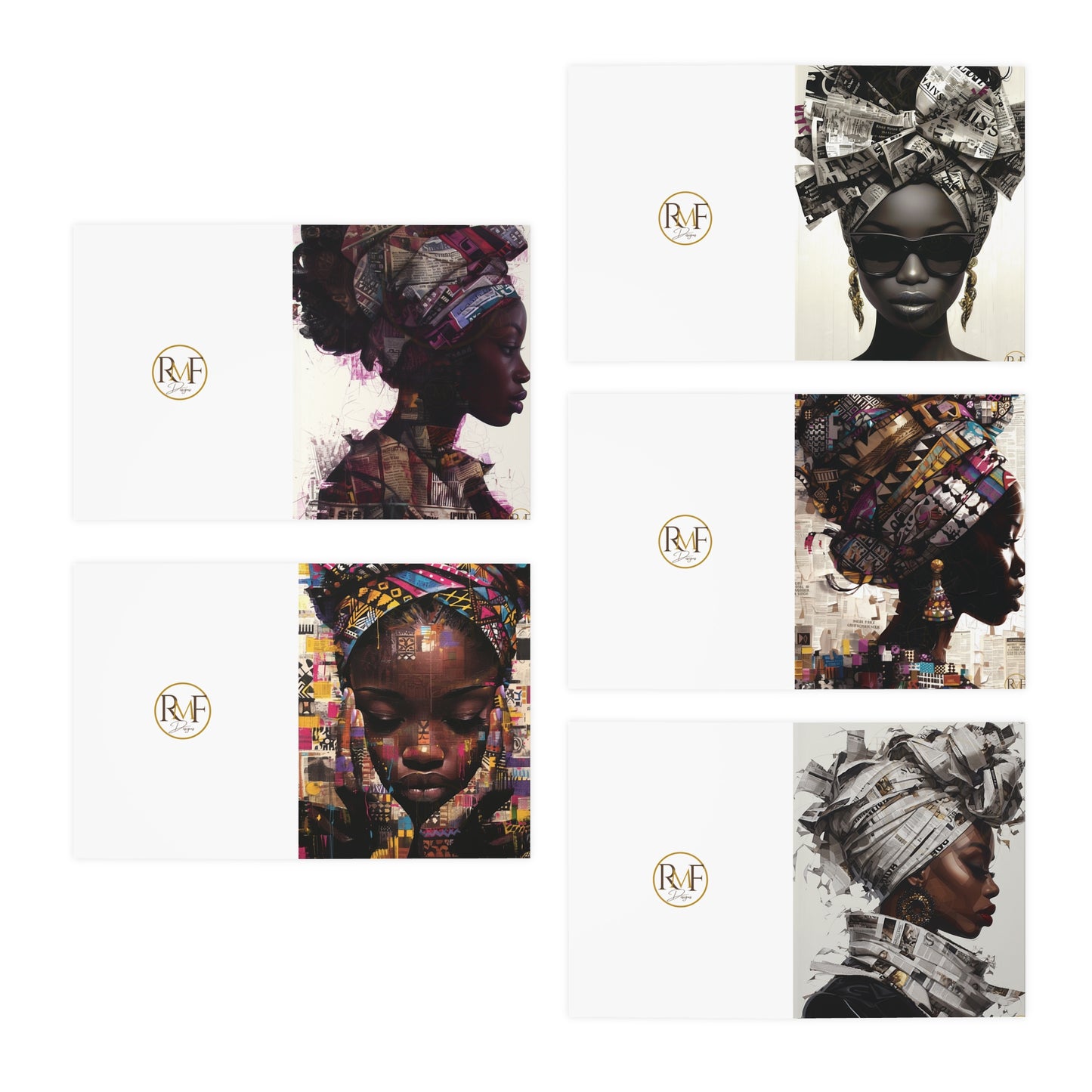 Multi-Design Greeting Cards (5-Pack)