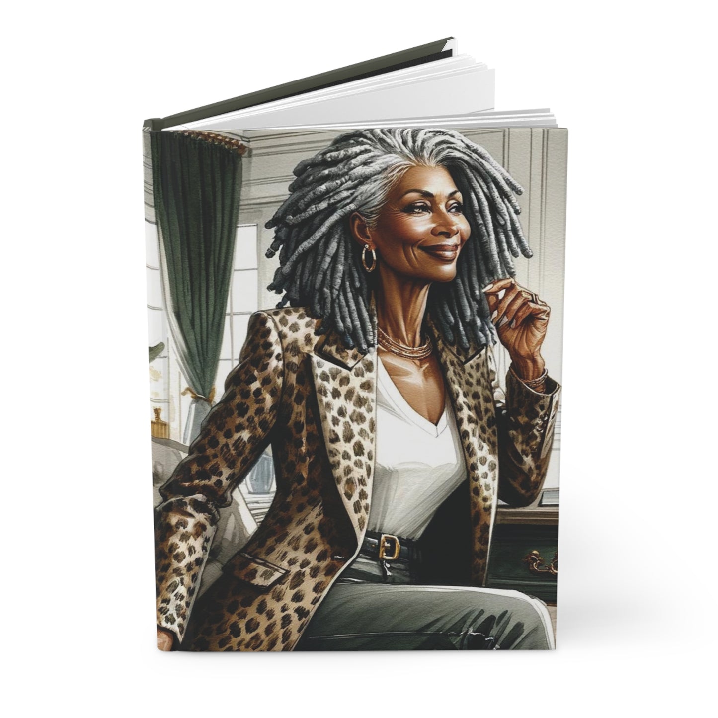 Boss Lady Hardcover Journal, Lined Notebook, Hardbound Diary, Gift for Her, Empowering Women Journal, Boss Babe Planner