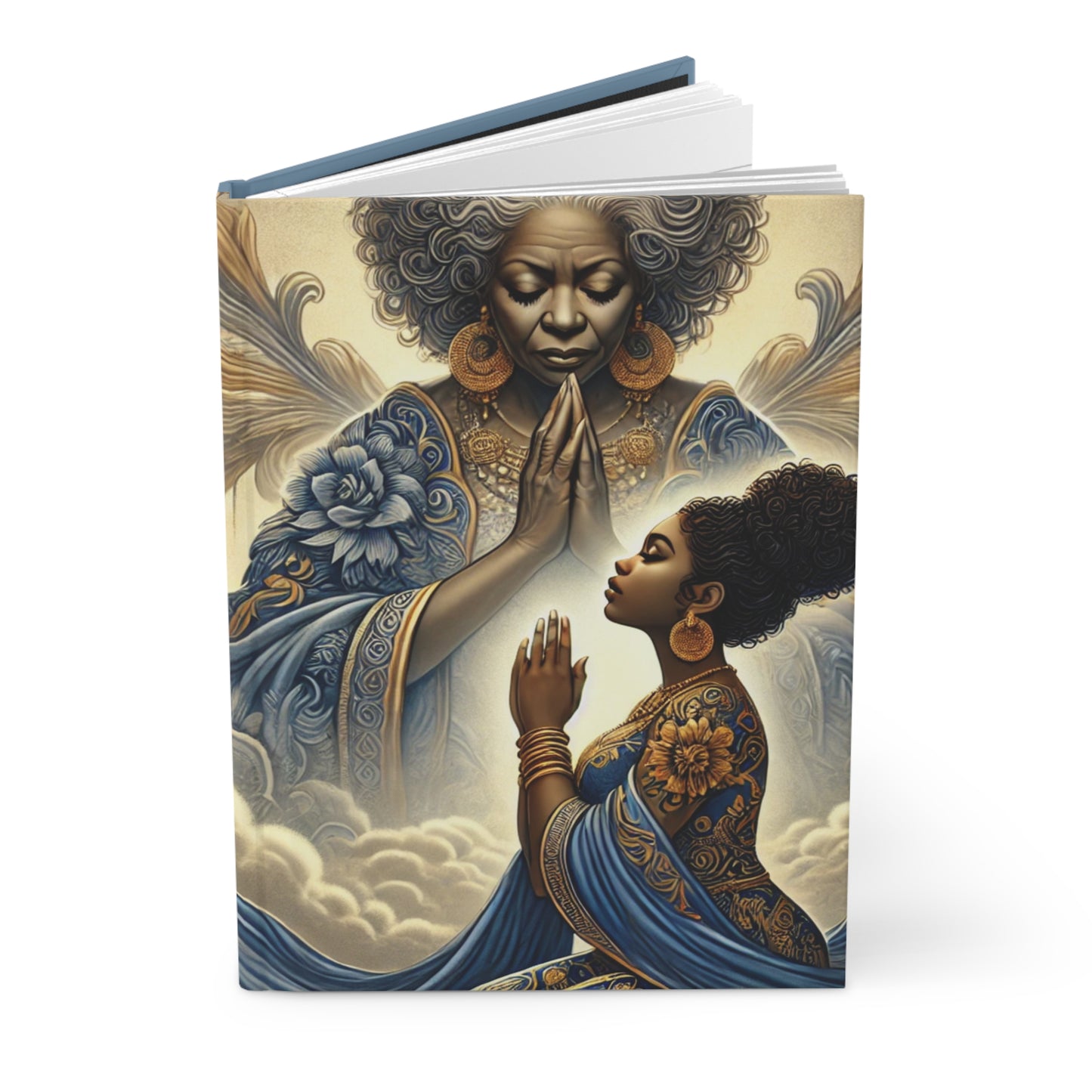 Empowering Hardcover Journal with Inspirational Artwork, Gratitude Journal, Affirmation Notebook, Gift for Artists, Creative Writing