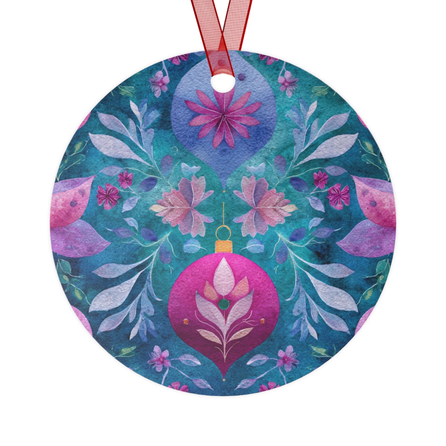 Floral Metal Ornament