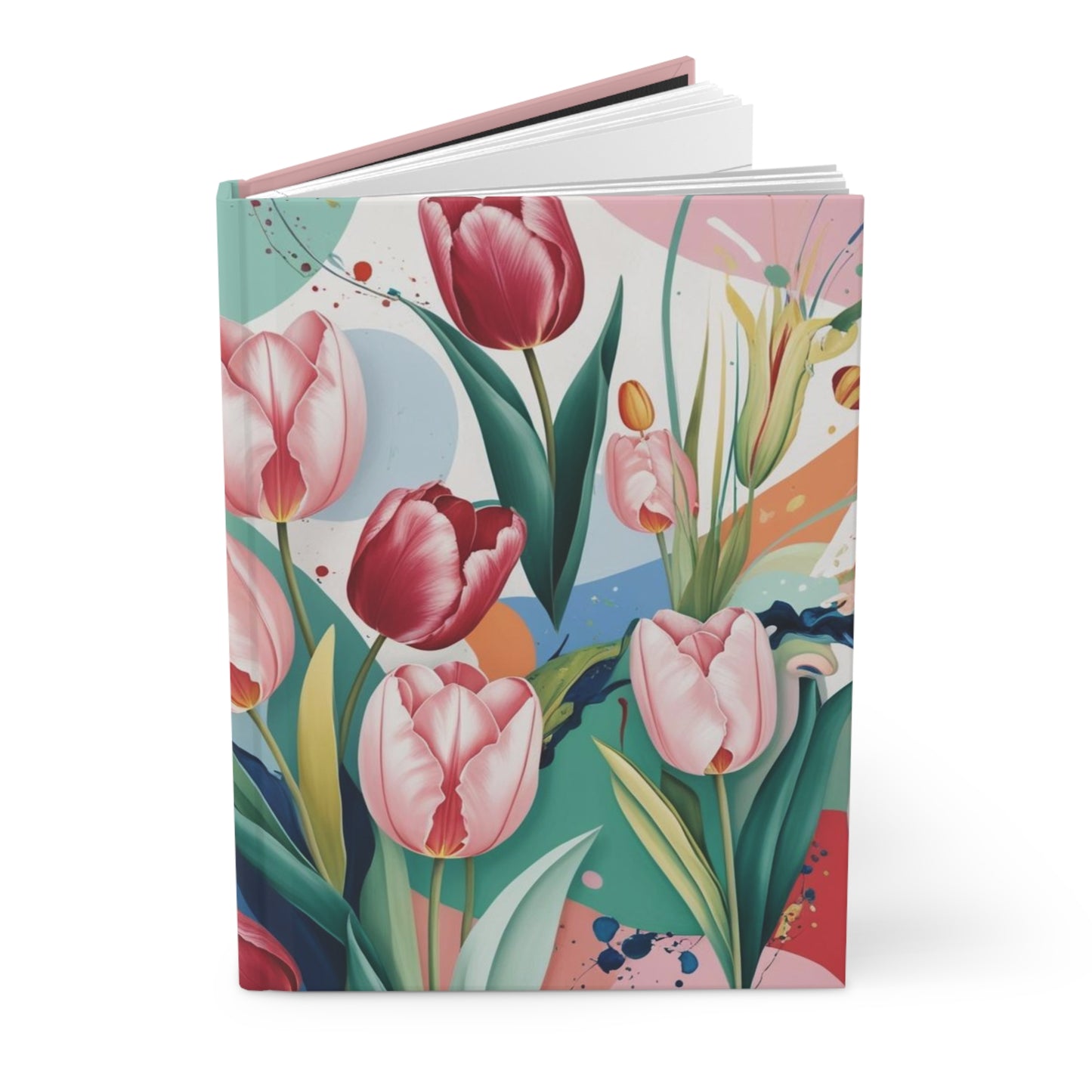 Floral Blooms Hardcover Journal - Empowerment Journal, Gift for Women, Inspirational Notebook, Black Girl Magic, Self-Care Diary