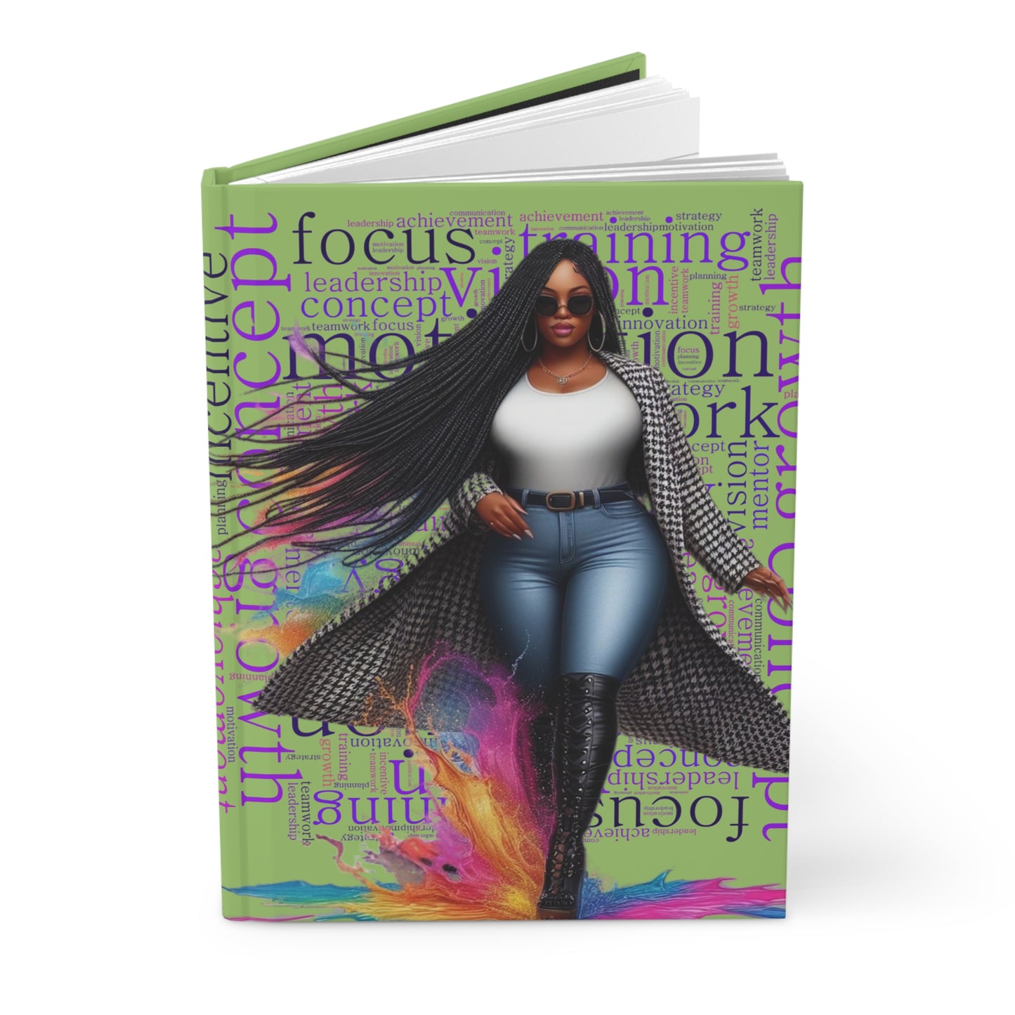 Empowerment Hardcover Journal, Motivational Notebook, Women's Leadership Journal, Self-Care Diary, Inspirational Gift