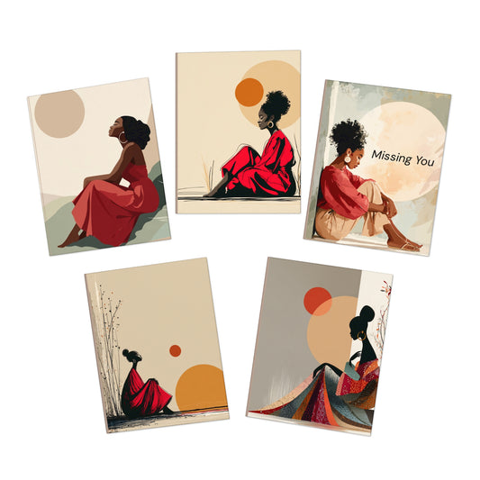 Multi-Design Greeting Cards Pack | Blank Note Cards, DIY Invitations, Personalized Stationery, Greeting Card Set, Handmade Cards