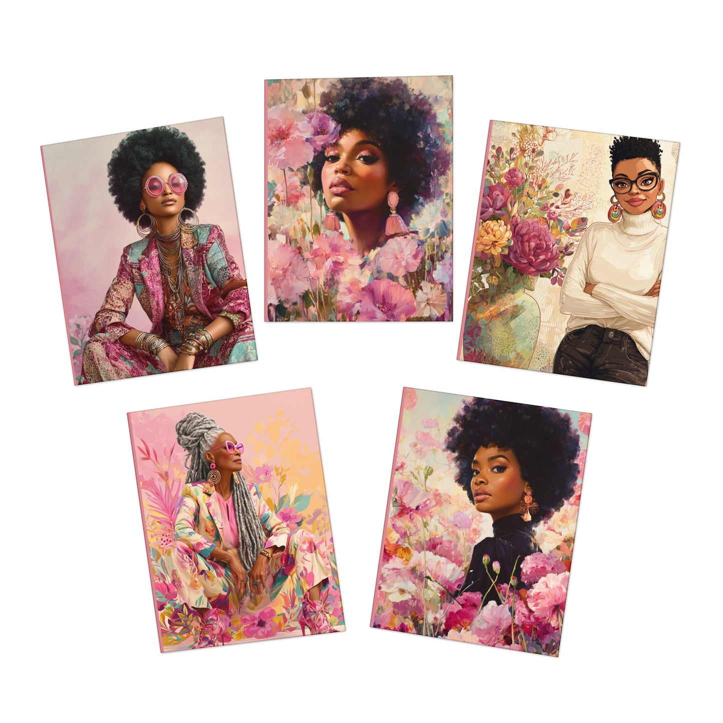 Multi-Design Note Cards (5-Pack)