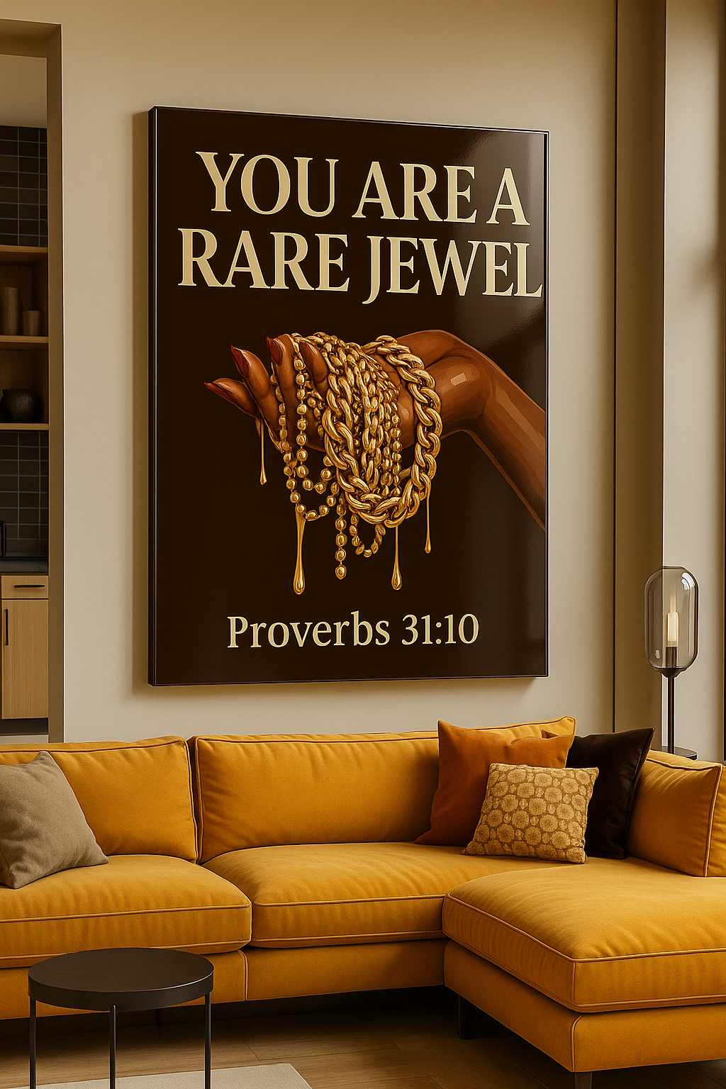 Rare Jewel – Proverbs 31:10 Affirmation Wall Art