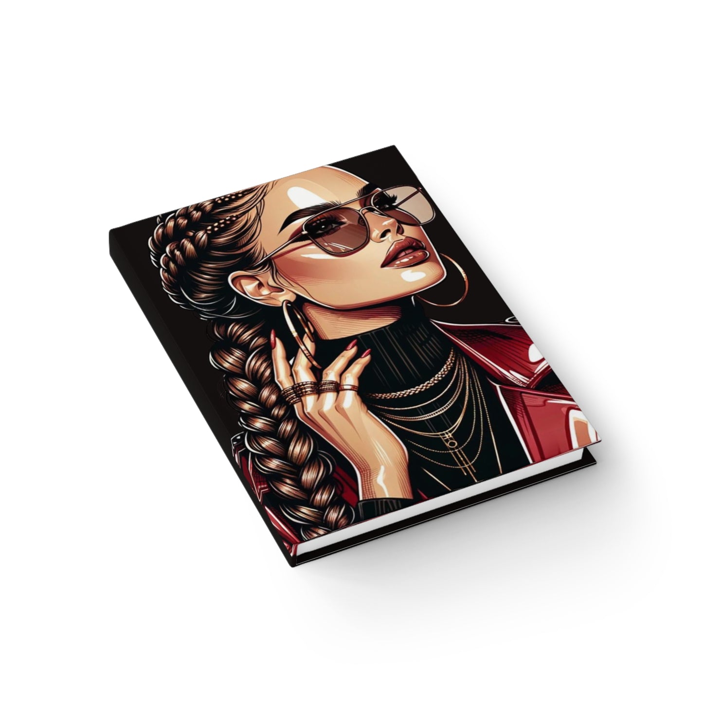 Chic Fashionista Journal - Stylish Ruled Notebook for Creative Minds, Trendy Gift for Her, Fashion Lover, Planning, Scrapbooking, Journaling