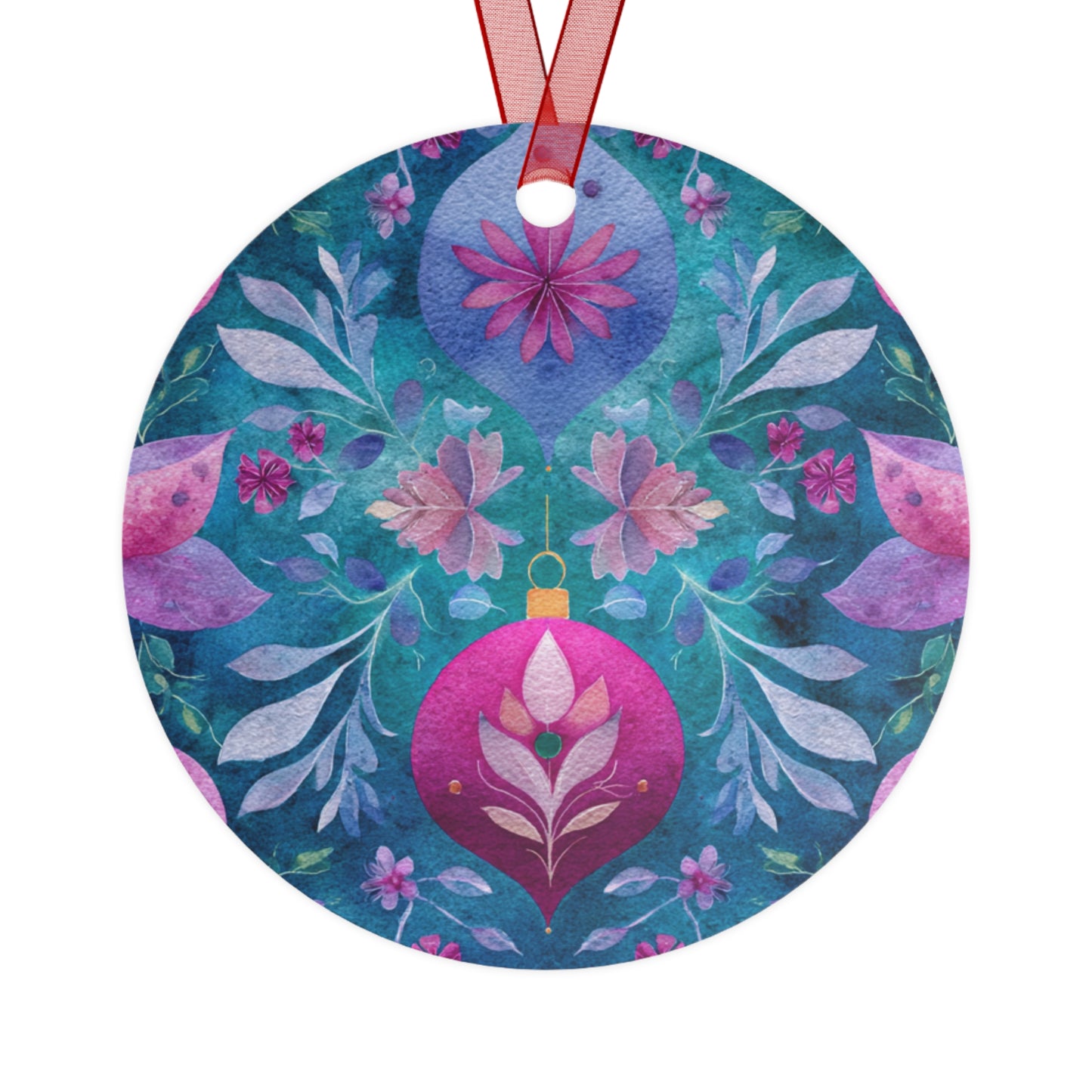 Floral Metal Ornament