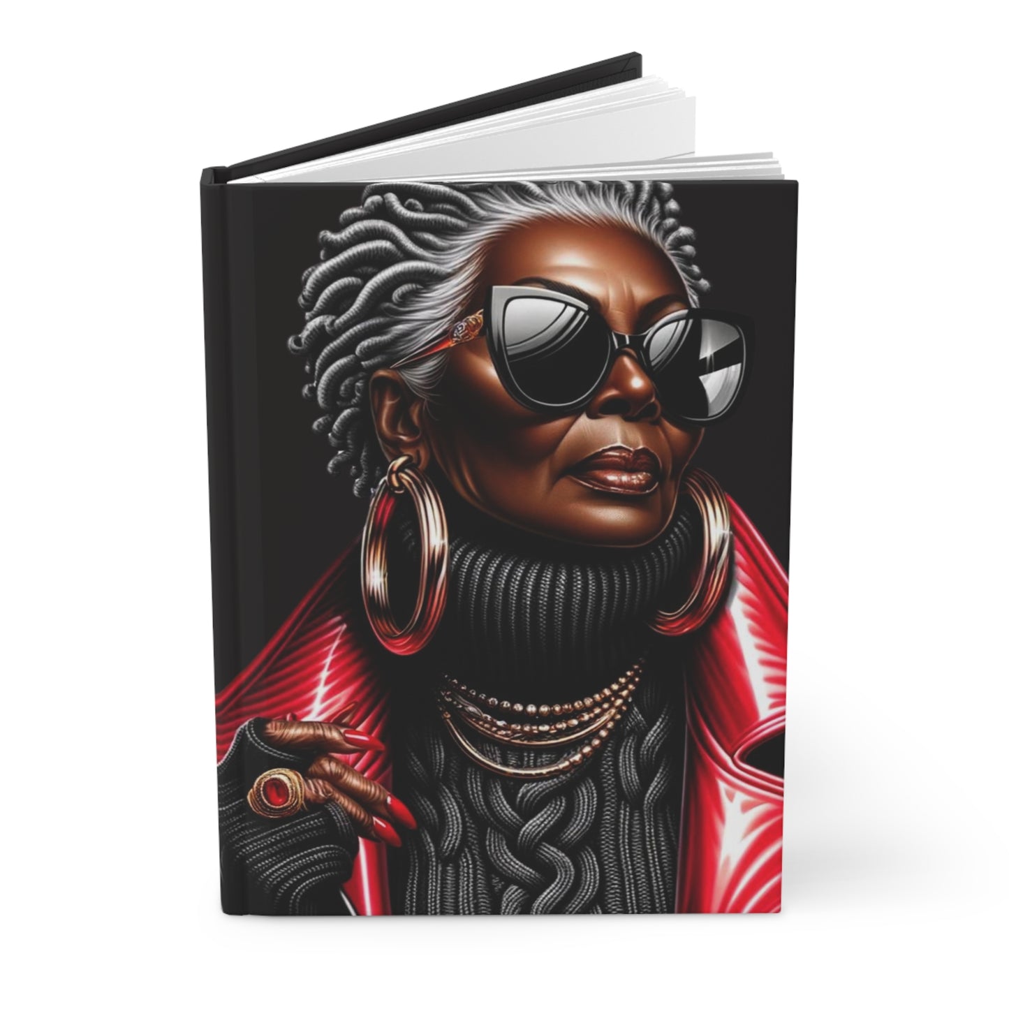 African American Women, Elegant Grace Hardcover Journal | Wedding Gift, Anniversary Gift, Black History Month, Art Journal