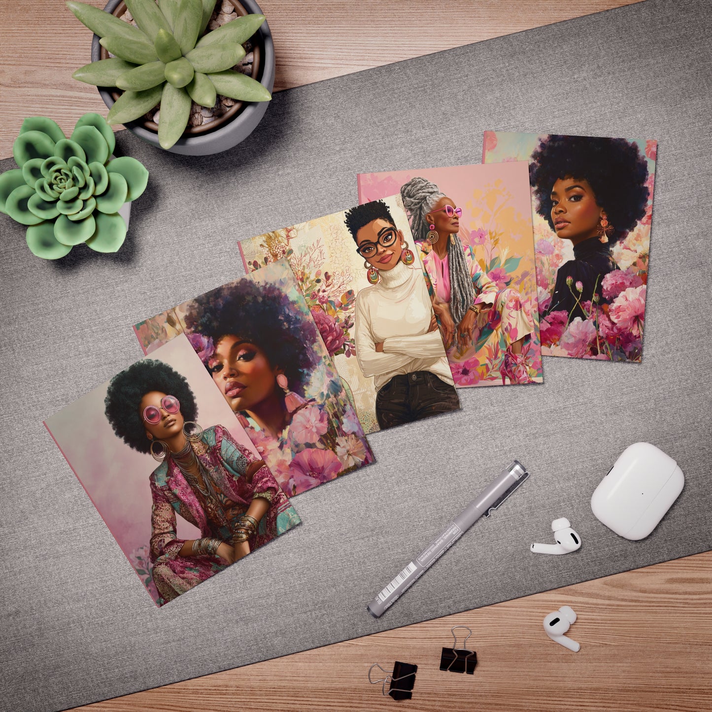 Multi-Design Note Cards (5-Pack)