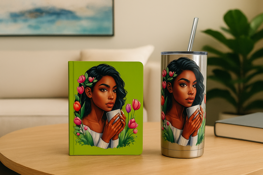 Tulip Bloom Journal & Tumbler Bundle