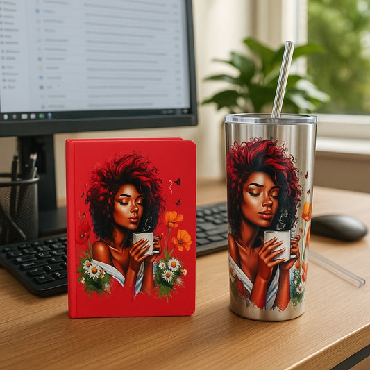 Bold and Beautiful Journal and Tumbler Set
