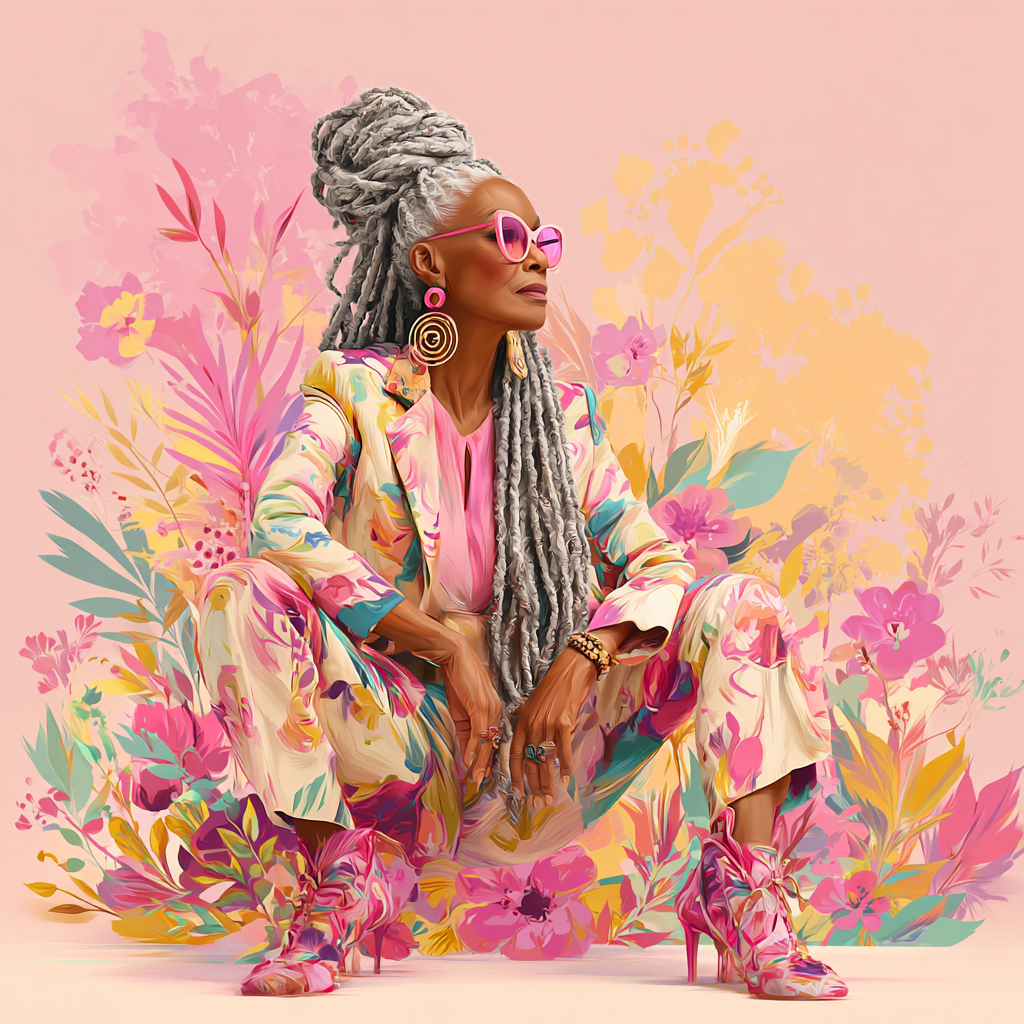 "Rooted in Grace" - Afrocentric Watercolor Wall Art Print